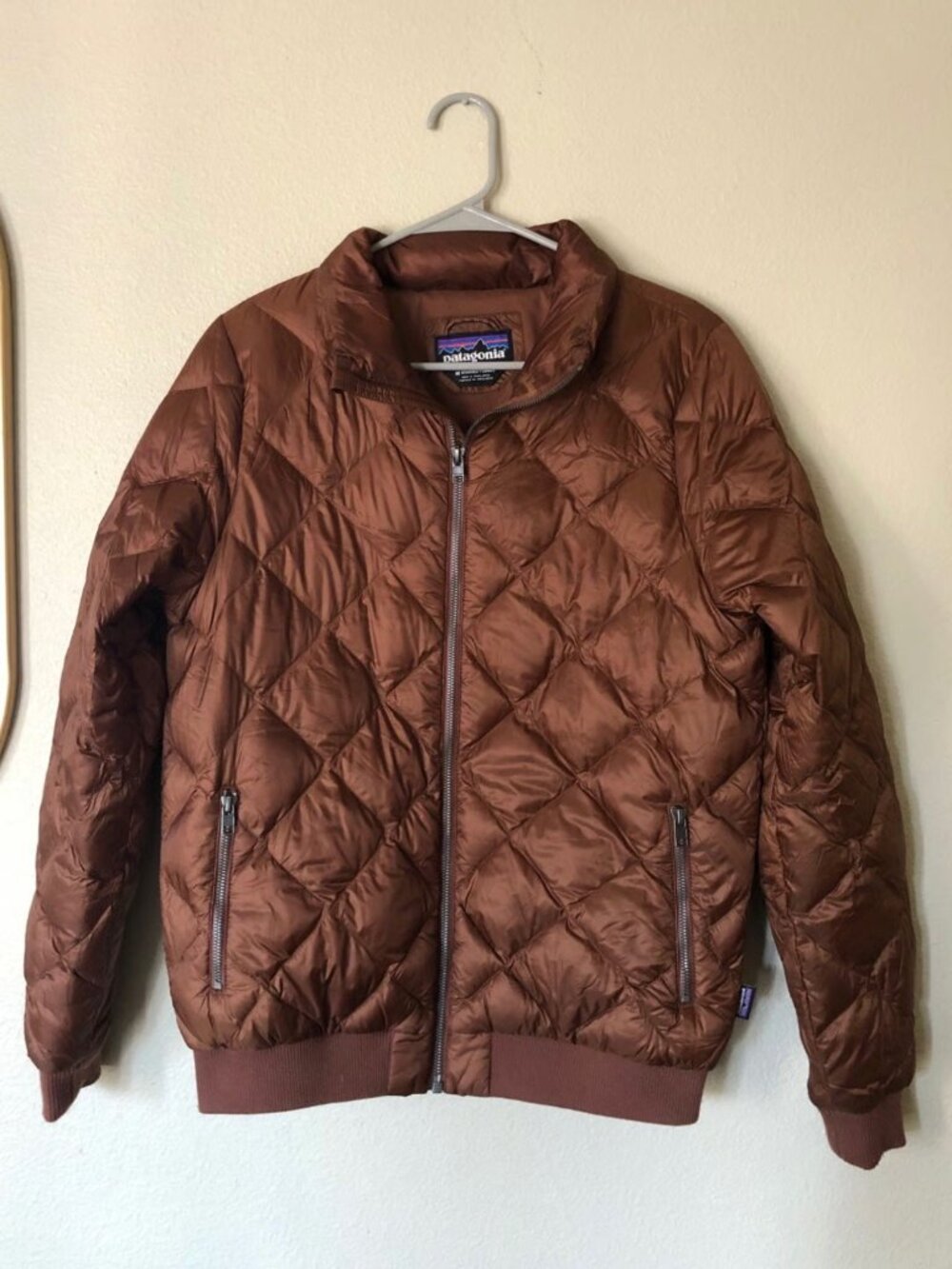 Patagonia Women’s Prow Bomber Jacket – Moccasin Brown – Size Medium – EUC - Picture 2 of 14